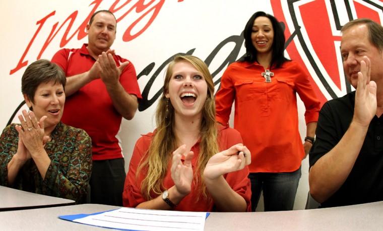 Heights Volleyball Signing